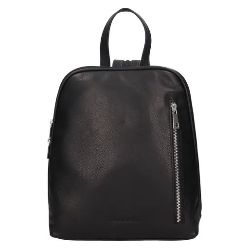 Kožený dámský batoh SendiDesign Makka - černá