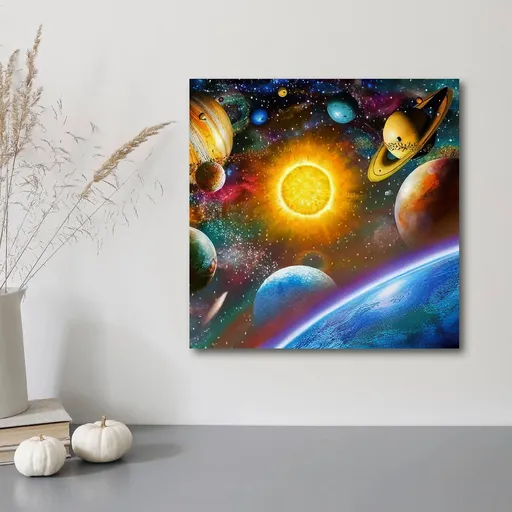 Weltbild Diamantové malování Vesmírný oceán