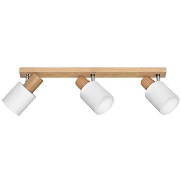 Bodové svítidlo TREEHOUSE 3xE27/25W/230V dub – FSC certifikováno (117645)