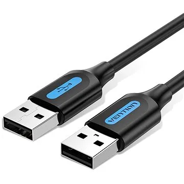 Vention USB 2.0 Male to USB Male Cable 0.5m Black PVC Type (COJBD)