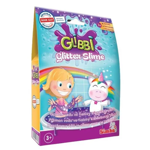 Simba Glibbi Slime Sliz fialový třpytivý DP10