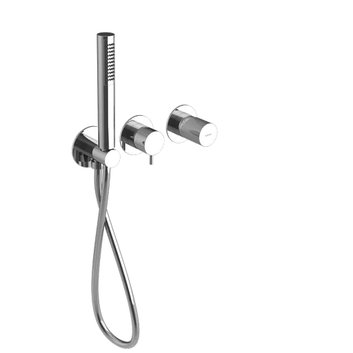 SAPHO ULTRATAP podomítková sprchová/vanová baterie s ruční sprchou, 2 výstupy, chrom UT045T