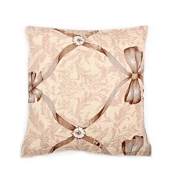 Bellatex Krepový - 40 × 40 cm - hnědá mašle (4761)