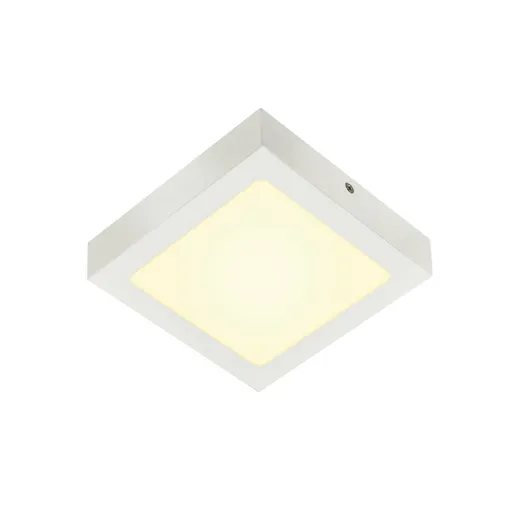 SLV BIG WHITE SENSER 18 Indoor, stropní LED svítidlo hranaté, bílé, 3000K 1003018