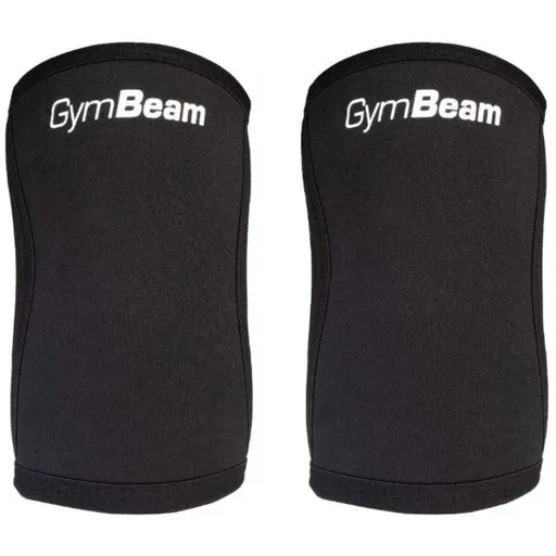 GymBeam CONQUER Neoprenová bandáž na koleno, černá, velikost