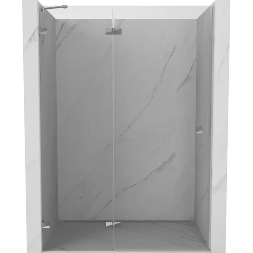 MEXEN/S Lunar sprchové dveře křídlové levé 135, transparent, chrom 834-135-000-01-00-L