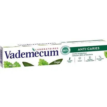VADEMECUM Anti cavity + Natural 75 ml (3838824029191)