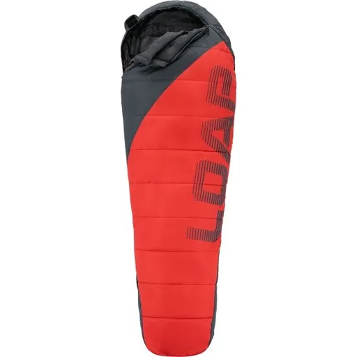 LOAP ILLIMANI Spací pytel, červená, velikost 220 cm - levý zip