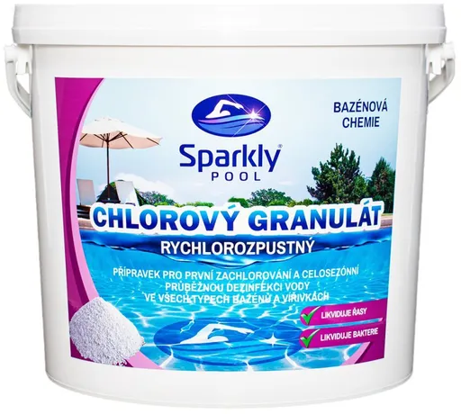 Sparkly POOL Chlorový granulát 5 kg