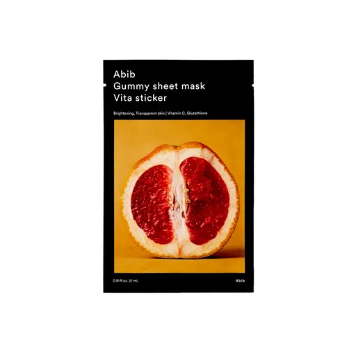Abib Rozjasňující plátýnková maska Vita Sticker (Gummy Sheet Mask) 27 ml