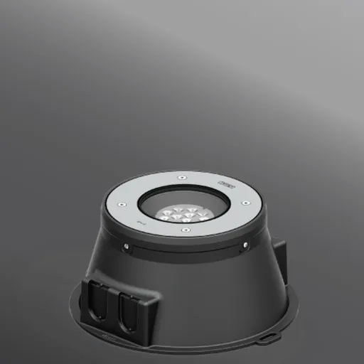 VÝPRODEJ VZORKU LIGMAN Zápustné zemní svítidlo KIOS 3 3000K 8W 505lm LED 50° IP67 216mm nerez ocel