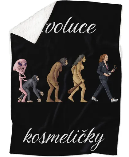 Deka Evoluce kosmetičky (Podšití beránkem: ANO)