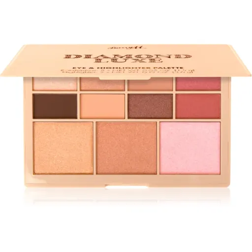 Barry M Diamond Luxe paletka očních stínů a rozjasňovačů 38 g