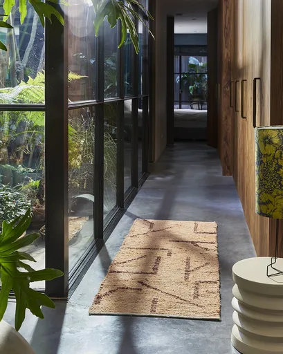 Broskvový ručně tkaný bavlněný koberec / běhoun Woven - 70*200cm HKLIVING