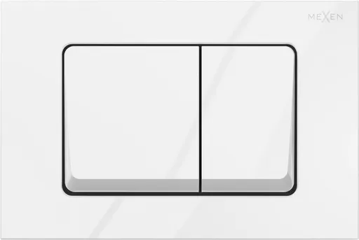 MEXEN Fenix 10 XS splachovací tlačítko, bílá lesk 601000