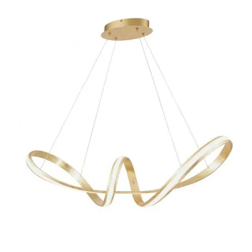 PAUL NEUHAUS LED závěsné svítidlo, zlatá, elegantní design SimplyDim 3000K PN 8292-12