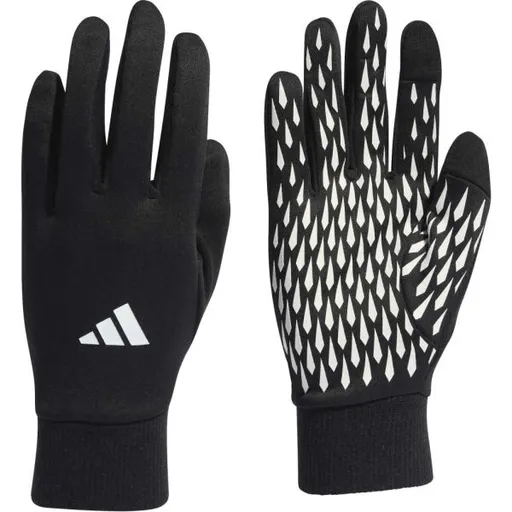 adidas TIRO C GLOVES Fotbalové rukavice, černá, velikost