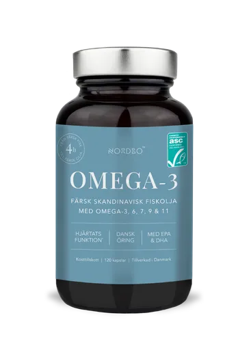 Nordbo Scandinavian Omega-3 Trout Oil 120 kapslí