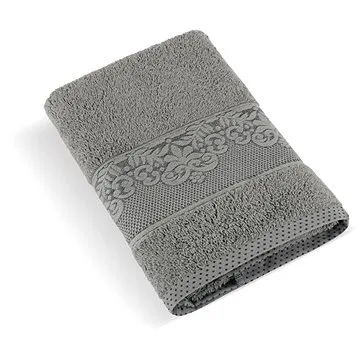 Bellatex s.r.o. Froté ručník Orchidea 500 g 76/045 tm.šedá 50 × 100 cm (7996)