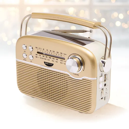 Solární retro rádio