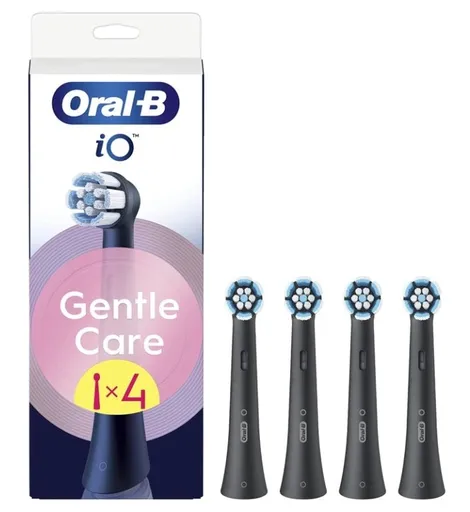 Oral B Kartáčkové hlavice iO Gentle Care Black 4 ks