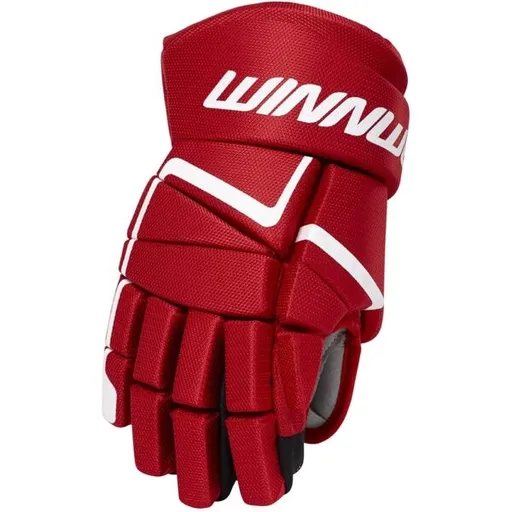 WINNWELL AMP500 SR Hokejové rukavice, červená, velikost