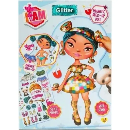 Canenco Panenky oblékací magnetické I am Glitter