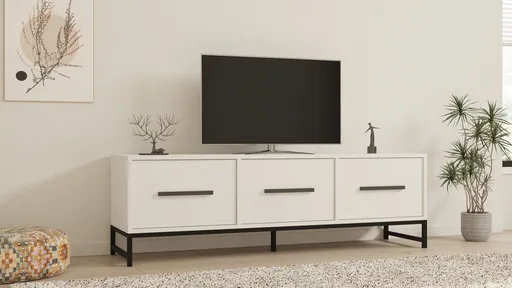 TV stolek Melody - White
