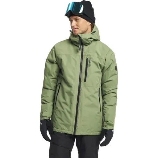 TENSON NISEKO SKI JACKET MEN Pánská lyžařská bunda, světle zelená, velikost XXXL