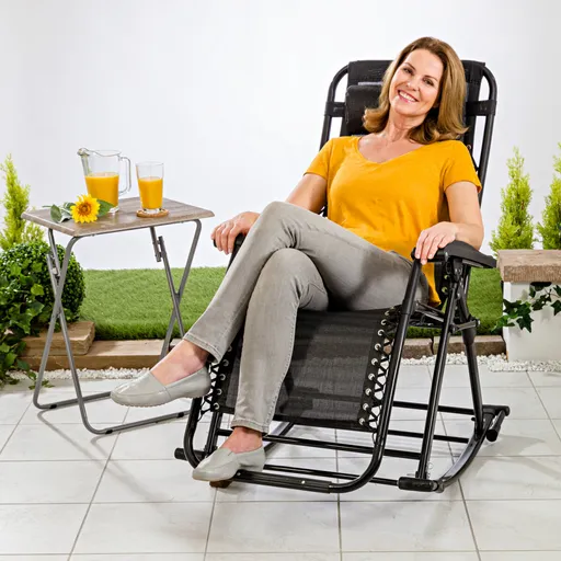 Zahradní houpací židle 2 v 1