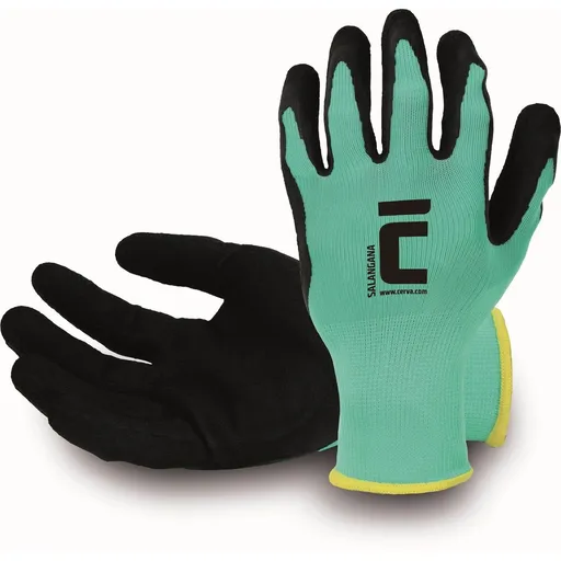Cerva Pracovní rukavice SALANGANA - Zelená | 6
