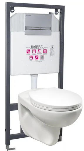 KERRA Instalační set WC Doris/Adriatic CHR 5907548117922