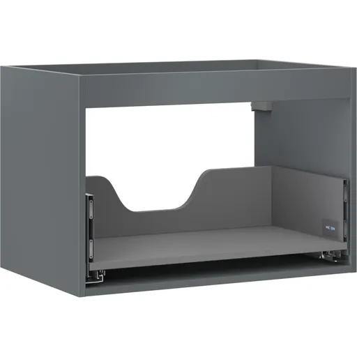 MEXEN Box-A skříňka pro umyvadlo 70, 1 šuplík, grafit mat 91AX0-0700-470-1-66