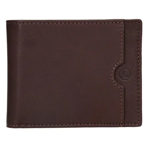 Pánská kožená peněženka Lagen Radoslav - hnědá