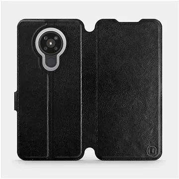 Flipové pouzdro na mobil Nokia 5.3 v provedení  Black&Gray s šedým vnitřkem (5903516259076)