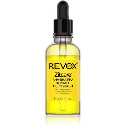 Revox B77 Zitcare AHA BHA PHA Bi-Phase Multi Serum dvoufázové sérum pro vyhlazení a zmatnění pleti 30 ml
