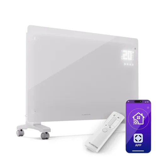 Klarstein Bornholm Smart 2500, konvektor 2500W, WiFi, LED, IP24