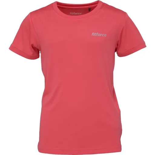 Fitforce OLVE Dětské fitness triko, lososová, velikost 164-170