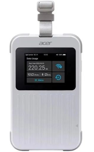 Acer Connect M6E 5G Mobile Wi-Fi with 1 GB Dual-band Router, hotspot WiFi router,5G&LTE