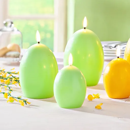 LED svíčky Vajíčka, sada 3 ks