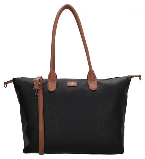 Taška na notebook Charm London Buckingham 23816 Black Cognac
