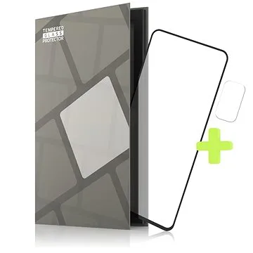 Tempered Glass Protector rámečkové pro POCO M4 Pro 4G + sklo na kameru (TGR-PM44G-BL)