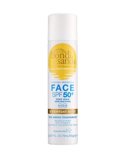 Bondi Sands Everyday Face Mist SPF 50+ opalovací mlha na obličej 60 g