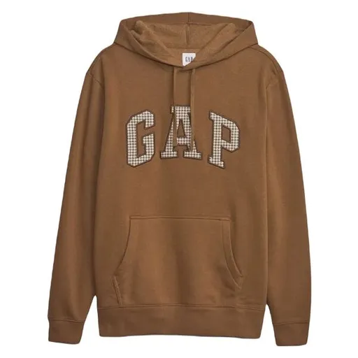 GAP V-MENSWEAR HERITAGE Pánská mikina, hnědá, velikost