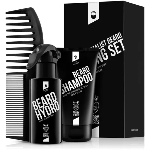 Angry Beards Minimalist Grooming Set sada na vousy