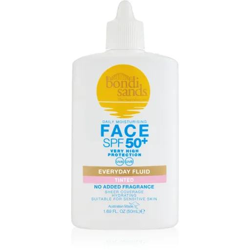 Bondi Sands SPF 50+ Everyday Face Fluid lehký tónovací fluid na obličej SPF 50+ 50 ml