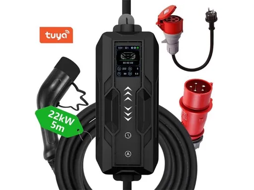 Nabíjecí stanice IMMAX NEO EV/PHEV AC Type 2 22kW WiFi Tuya cestovní