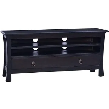 SHUMEE světle kávově černý 100 × 30 × 45 cm masivní mahagon (288305)