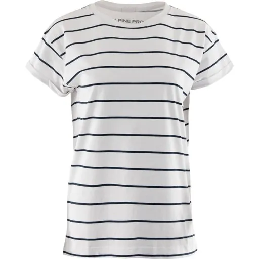 ALPINE PRO MEVA Dámské triko, bílá, velikost