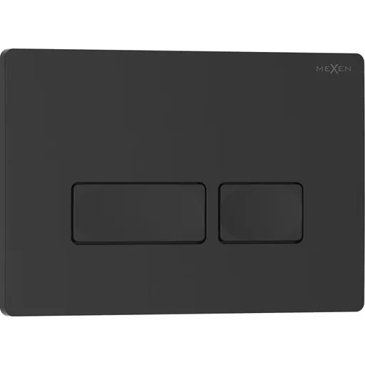 MEXEN Tex 04 splachovací tlačítko, černá matná 6104-02